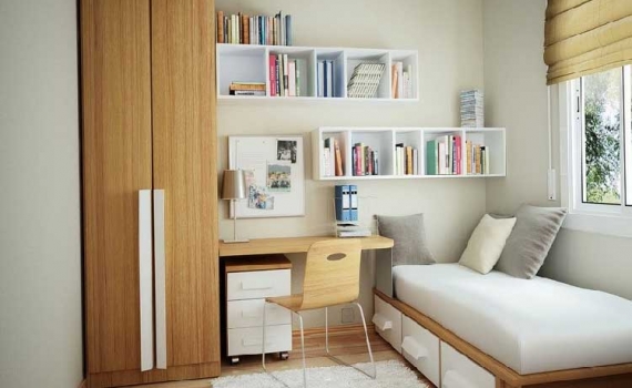 GIẢI PHÁP KHI THIẾT KẾ PHÒNG NGỦ NHỎ
