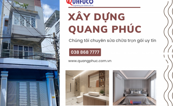 Sửa chữa nhà trọn gói uy tín tại quận Tân Phú